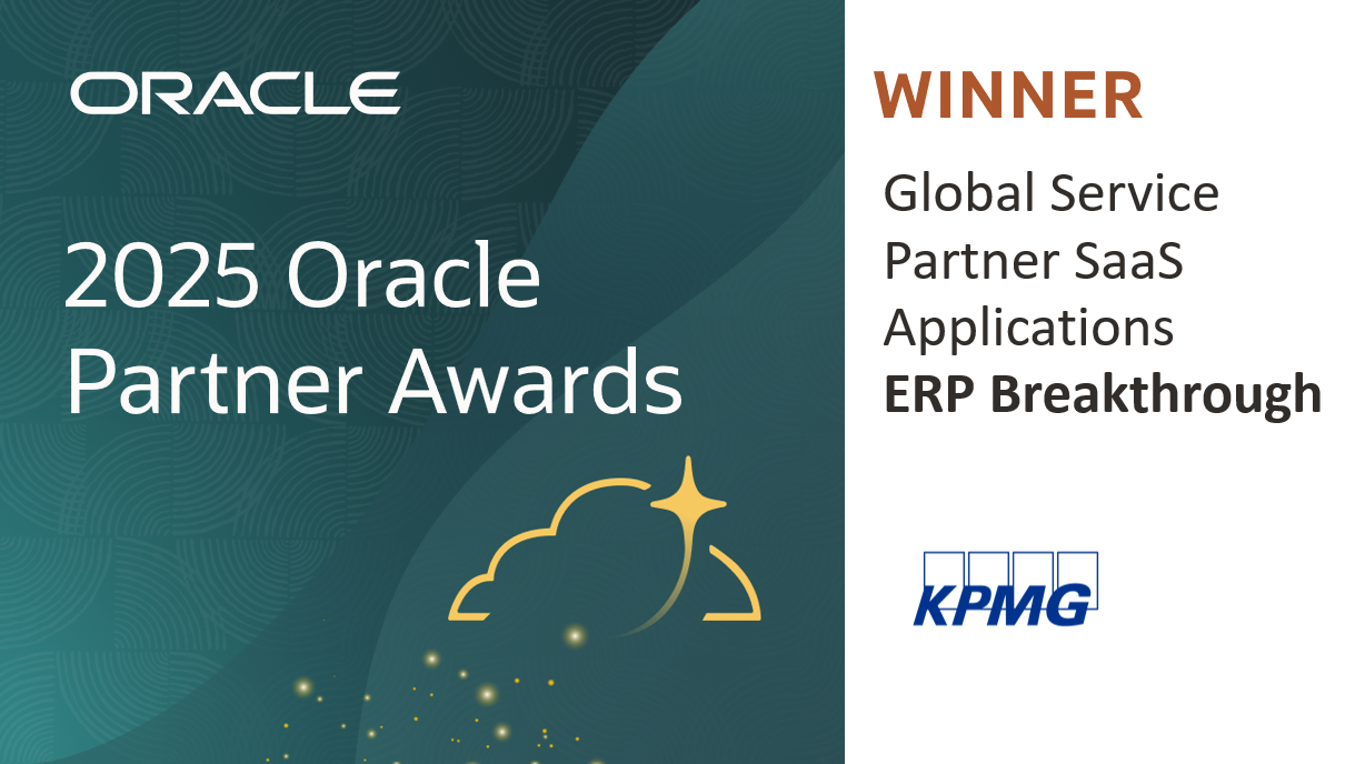 2025 Oracle Partner Awards: Winner - Global Service Partner SaaS Applications - ERP Breakthrough