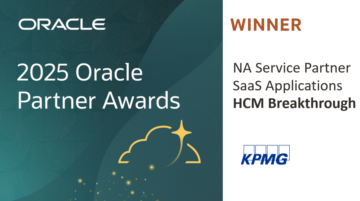 2025 Oracle Partner Awards: Winner - NA Service Partner SaaS Applications - HCM Breakthrough